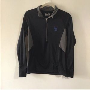 UA University of Delaware 1/4 zip pull over